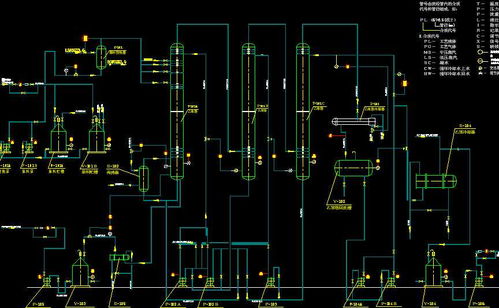 甲苯制乙苯工藝流程圖下載 278.34k,dwg格式 機械cad圖紙
